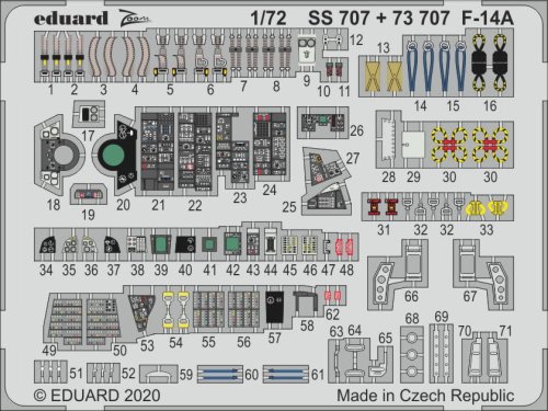 Go to product EDUARD SS707 - 1:72 F-14A