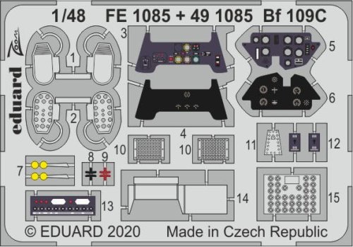 Go to product EDUARD FE1085 - 1:48 Bf 109C