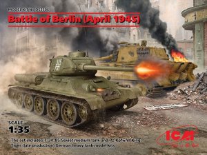 ICM DS3506 - 1:35 Battle of Berlin April 1945 (T-34-85, King Tiger)