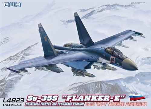 Go to product GREAT WALL HOBBY 4823 - 1:48  Su-35S Flanker-E Multirole Fighter Air to Surface Version