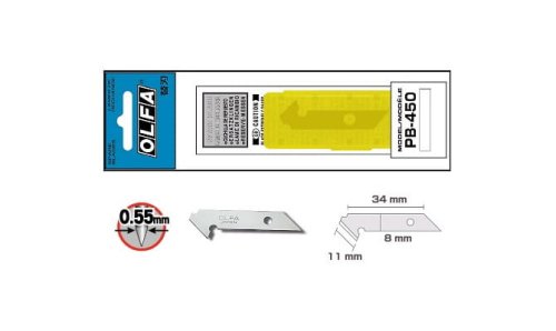 Go to product OLFA PB-450 - spare blade for P-450 i PC-S knives