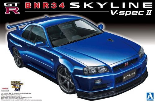 Go to product AOSHIMA 05858 - 1:24 Bnr34 Skyline GtR VSpec2