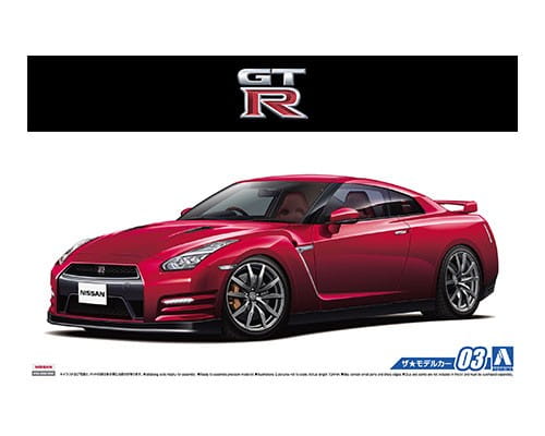 Go to product AOSHIMA 05857 - 1:24 Nissan R35 GtR Pure Ed. 14