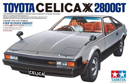 Go to product TAMIYA 24021 - 1:24 Toyota Celica XX 2800 GT