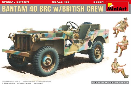 Go to product MINIART 35324 - 1:35 Bantam 40 BRC w /British crew Special Edition