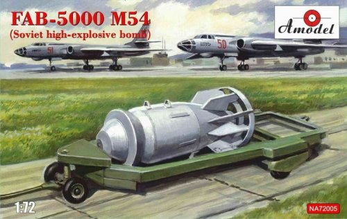 Go to product AMODEL NA72005 - 1:72 FAB-5000 M54 Soviet high-explosive bomb