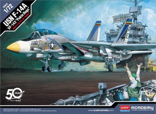 Go to product ACADEMY 12563 - 1:72 USN F-14A VF-143 Pukin Dogs