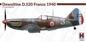 HOBBY 2000 72025 - 1:72 Dewoitine D.520 France 1940