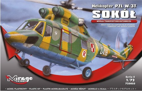 Go to product MIRAGE 725055 - 1:72 PZL W-3T Sokół helicopter