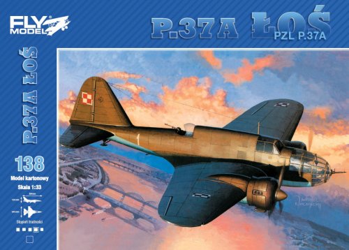 Go to product GOMIX FLY MODEL 138 - 1:33 PZL P-37A Łoś