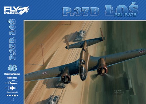 Go to product GOMIX FLY MODEL 046N - 1:33 PZL P-37B Łoś