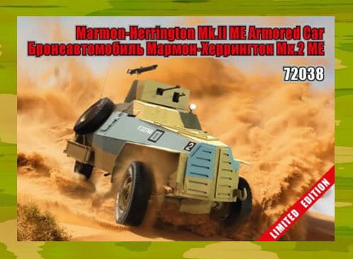 Go to product ZEBRANO 72038 - 1:72 Marmon-Herrington Mk.II ME Armored Car