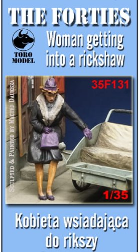 Go to product TORO MODEL 35F131 - 1:35 The Forties - Woman getting into a rickshaw
