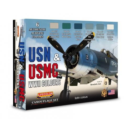 Go to product LIFECOLOR CS 46 - USN & USMC WWII Camouflage Set