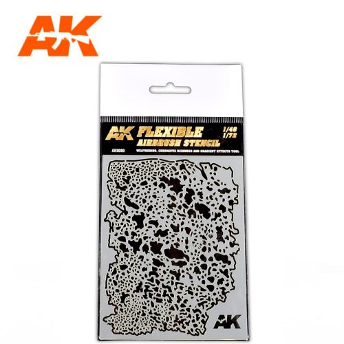 Go to product AK INTERACTIVE 9080 Flexible Airbrush Stencil 1:48 / 1:72