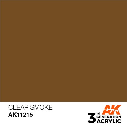 Go to product AK INTERACTIVE 11215 - Acrylic paint Clear Smoke 17ml