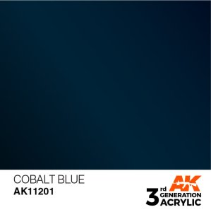 AK INTERACTIVE 11201 - Acrylic paint Cobalt Blue 17ml