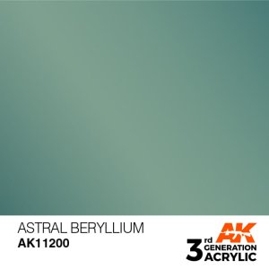 AK INTERACTIVE 11200 - Acrylic paint Astral Beryllium 17ml