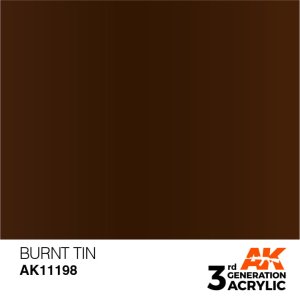 AK INTERACTIVE 11198 - Acrylic paint Burnt Tin 17ml