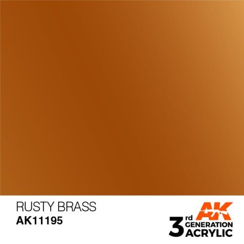 Go to product AK INTERACTIVE 11195 - Acrylic paint Rusty Brass 17ml