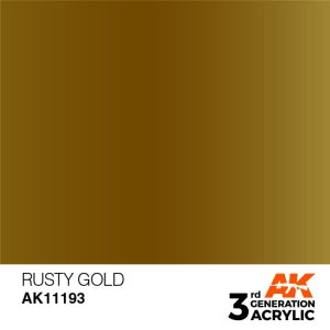 AK INTERACTIVE 11193 - Acrylic paint Rusty Gold 17ml