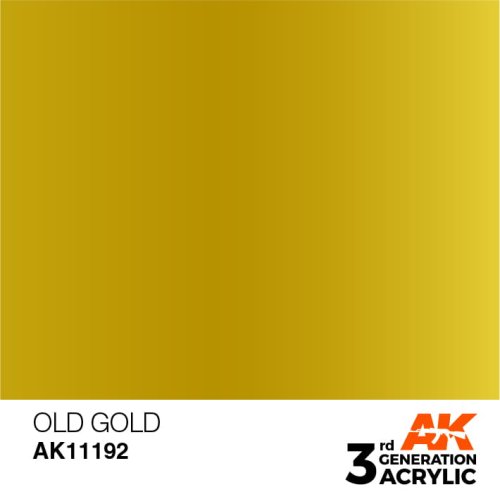 Go to product AK INTERACTIVE 11192 - Acrylic paint Old Gold 17ml