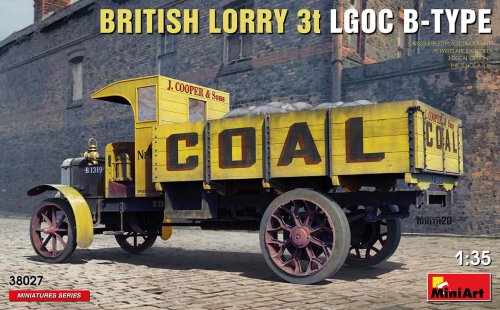 Go to product MINIART 38027 - 1:35 British Lorry 3t LGOC B-Type