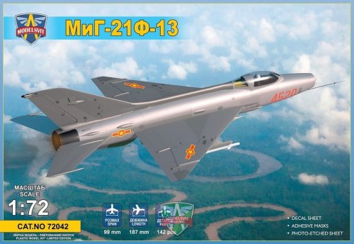 Go to product MODELSVIT 72042 - 1:72 MiG-21 F-13