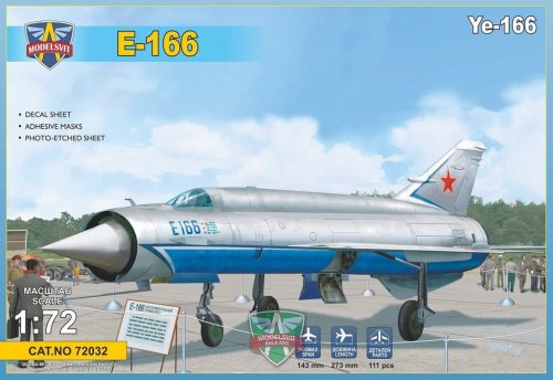 Go to product MODELSVIT 72032 - 1:72 Ye-166 Heavy experimental interceptor