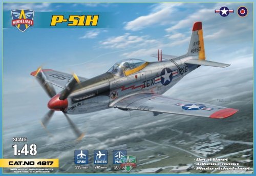 Go to product MODELSVIT 4817 - 1:48 P-51H Mustang