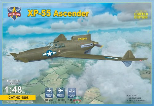 Go to product MODELSVIT 4808 - 1:48 XP-55 Ascender