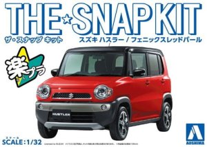 AOSHIMA 05414 - 1:32 Suzuki Hustler - Red Snapkit