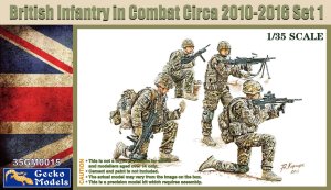 GECKO MODELS 35GM0015 - 1:35 British Infantry In Combat Circa ‪2010-2016 Set 1