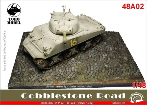 Go to product TORO MODEL 48A02 - 1:48 Cobblestone Road - plaster base 18x15cm