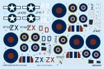 EDUARD D48048 - 1:48 Spitfire Mk.VIII over Europe