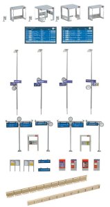 FALLER 120240 H0 - Modern bus shelter with platform