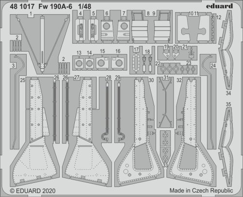 Go to product Eduard 481017 - 1:48 Fw 190A-6