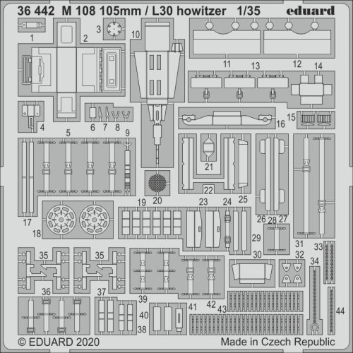 Go to product EDUARD 36442 - 1:35 M 108 105mm / L30 howitzer