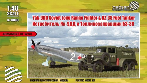 Go to product ZEBRANO 48001 - 1:48 Yakovlev Yak-9DD & BZ-38 fuel tanker
