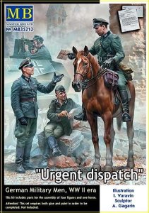 MASTER BOX 35212 - 1:35 Urgent Dispatch. German Military Men WW II era