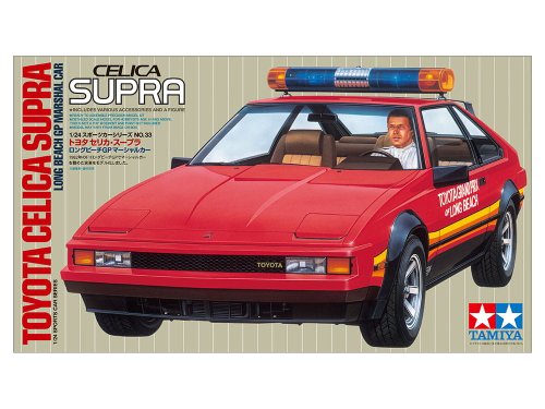 Go to product TAMIYA 24033 - 1:24 Toyota Celica Supra Long Beach GP Marshal Car