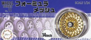FUJIMI 193526  - 1:24 Wheel Series No.11 Formula Mesh 14inch