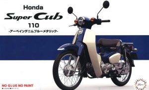 FUJIMI 141794 - 1:12 Next-1 Honda Super Cub 110 (Urbane Denim Blue Metallic)