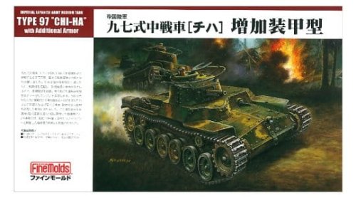 Go to product FINE MOLDS FM27 - 1:35 IJA Medium Tank Type97 Chi-Ha with bolt on armor
