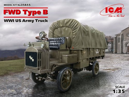 Go to product ICM 35655 - 1:35 FWD Type B WWI US Army Truck