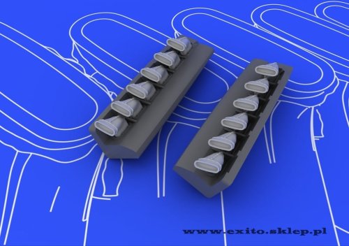 Go to product EDUARD 648099 - 1:48 Spitfire exhaust stacks fishtail