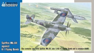 SPECIAL HOBBY 48192 - 1:48 Spitfire Mk.XII against V-1 Flying Bomb