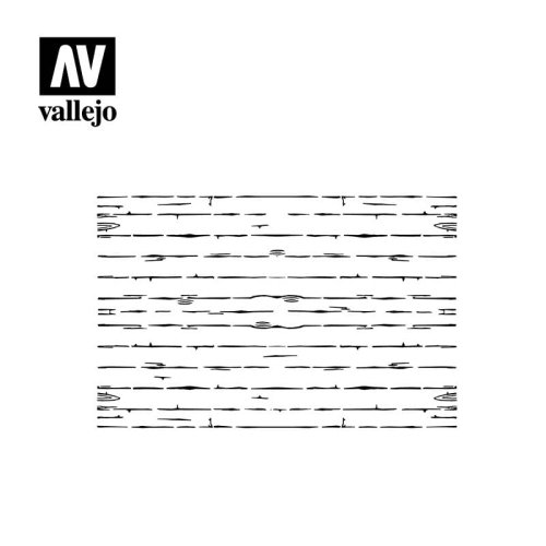 Go to product VALLEJO ST-TX006 - 1:35 Wood Texture No1 stencil