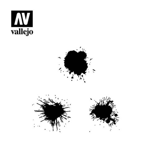 Go to product VALLEJO ST-TX005 - 1:35 Paint Stain stencil