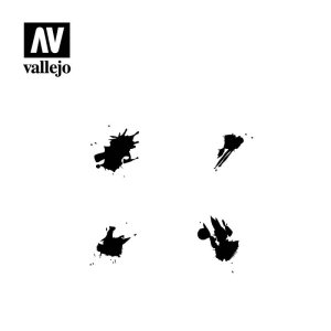 VALLEJO ST-TX004 - 1:35 Petrol Spills stencil